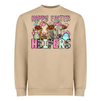 Happy Easter Heifers Heavyweight Sweatshirt | Teevron