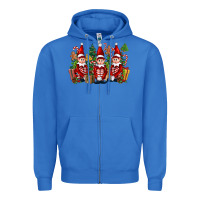 True Royal Christmas Elfs Zipper Hoodie - FaDigitalArtStudio