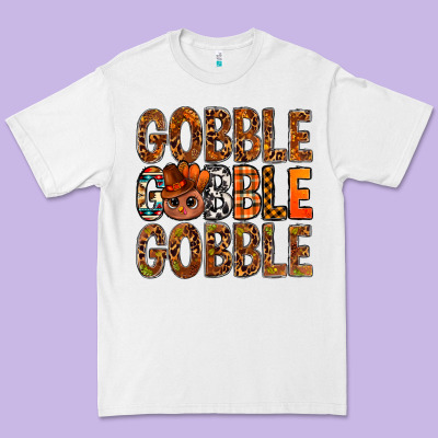 Western Gobble With Turkey Bbs Premium Tee Designed By Bundleandbundleshop