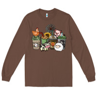 Chestnut Farm animal coffee cups Long Sleeve Tee - HowdyJamesFarm