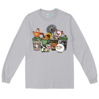 Moon Dust Farm animal coffee cups Long Sleeve Tee - HowdyJamesFarm