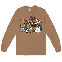 Toasted Coconut Farm animal coffee cups Long Sleeve Tee - HowdyJamesFarm