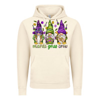 Vintage Artic Mardi Gras crew with gnomes Vintage Hoodie - NancyCooperArtShop