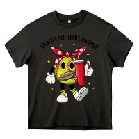 Asphalt boujee softball mama Heavy Core Tee - JahusDesignShop