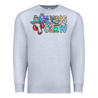 Heather Grey dialysis crew Premium Sweatshirt - CowhideDigitalArt