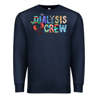 Navy dialysis crew Premium Sweatshirt - CowhideDigitalArt
