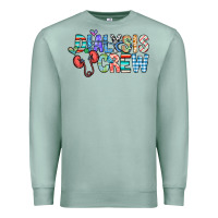 Seafoam dialysis crew Premium Sweatshirt - CowhideDigitalArt