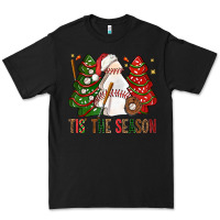 Black tis' the season baseball christmas cakes bbs Premium Tee - BundleAndBundleShop