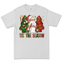Dove Grey tis' the season baseball christmas cakes bbs Premium Tee - BundleAndBundleShop