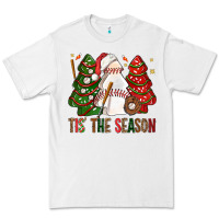 White tis' the season baseball christmas cakes bbs Premium Tee - BundleAndBundleShop