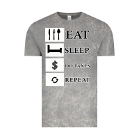 Cloud Rock Tax Day Eat Sleep Do Taxes Repeat Gift Vintage Tee - Bettercallsaul