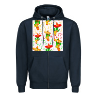 Navy mexico seamless pattern Zipper Hoodie - FaDigitalArtStudio