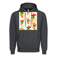 Smoke mexico seamless pattern Zipper Hoodie - FaDigitalArtStudio