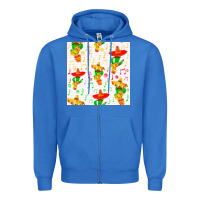 True Royal mexico seamless pattern Zipper Hoodie - FaDigitalArtStudio