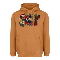 Meerkat joy Christmas cows Heavyweight Hoodie - CowhideDigitalArt