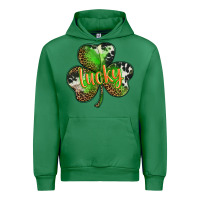 Emerald st. patricks day lucky shamrock Urban Hoodie - BarkalooDesign