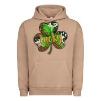 St. Patricks Day Lucky Shamrock Urban Hoodie | Teevron
