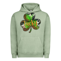Pigment Oil Green st. patricks day lucky shamrock Urban Hoodie - BarkalooDesign