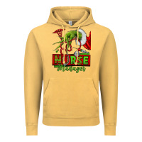 Vintage Mustard grinch hand nurse manager Vintage Hoodie - NancyCooperArtShop
