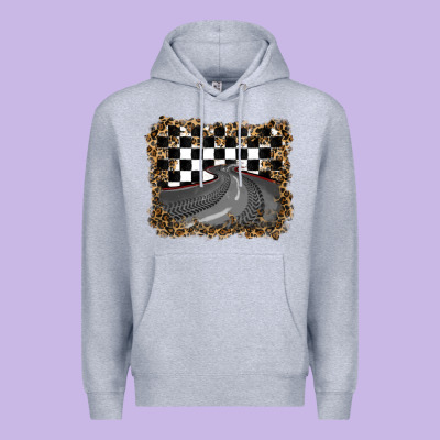 Leopard Racing  Background Premium Hoodie Designed By Ranaportraitstore