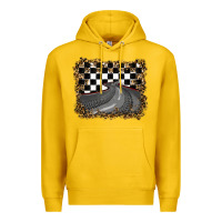 Lemon leopard racing  background Premium Hoodie - RanaPortraitStore