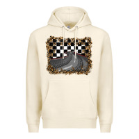Tofu leopard racing  background Premium Hoodie - RanaPortraitStore