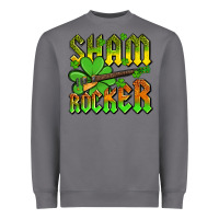 Storm St. Patrick’s Day sham rocker with guitar Heavyweight Sweatshirt - OliviaCreatesArt