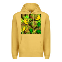 Antique Gold St. Patrick's pipe pattern digital paper Premium Hoodie - BundleAndBundleShop