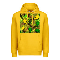 Lemon St. Patrick's pipe pattern digital paper Premium Hoodie - BundleAndBundleShop
