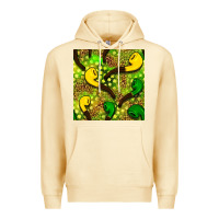 Pina Colada St. Patrick's pipe pattern digital paper Premium Hoodie - BundleAndBundleShop