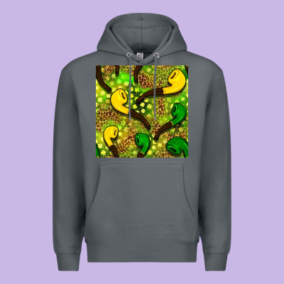 St. Patrick's Pipe Pattern Digital Paper Premium Hoodie Designed By Bundleandbundleshop