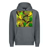 Rock St. Patrick's pipe pattern digital paper Premium Hoodie - BundleAndBundleShop