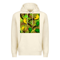 Sandshell St. Patrick's pipe pattern digital paper Premium Hoodie - BundleAndBundleShop