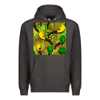 Smoke St. Patrick's pipe pattern digital paper Premium Hoodie - BundleAndBundleShop