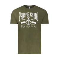 Vintage Olive panama canal   central america pacific ocean traveling beach t shirt Vintage Tee - maiPhamDesign