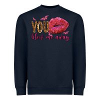 Navy you blow me away olivia Heavyweight Sweatshirt - OliviaCreatesArt