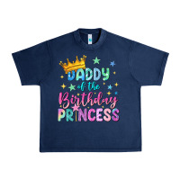 Navy daddy of the birthday princess Urban Heavy Tee - NancyCooperArtShop