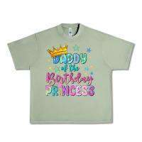 Oil Green daddy of the birthday princess Urban Heavy Tee - NancyCooperArtShop