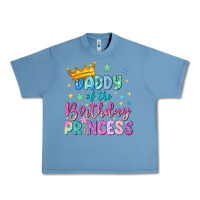 Pebble Blue daddy of the birthday princess Urban Heavy Tee - NancyCooperArtShop