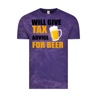 Cloud Purple Tax Day Will Give Advice For Beer Gift Vintage Tee - Bettercallsaul