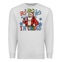 Dove Grey ho ho ho im loaded Premium Sweatshirt - CowhideDigitalArt