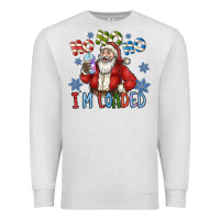 Oatmeal Heather ho ho ho im loaded Premium Sweatshirt - CowhideDigitalArt