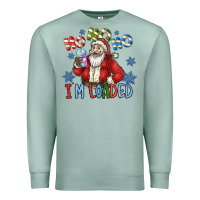 Seafoam ho ho ho im loaded Premium Sweatshirt - CowhideDigitalArt