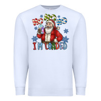 White ho ho ho im loaded Premium Sweatshirt - CowhideDigitalArt