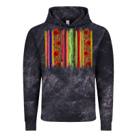 Cloud Black Mexico Serape Brushstroke Vintage Hoodie - texasbilliewilder