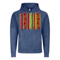 Vintage Denim Mexico Serape Brushstroke Vintage Hoodie - texasbilliewilder