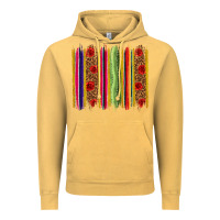 Vintage Mustard Mexico Serape Brushstroke Vintage Hoodie - texasbilliewilder