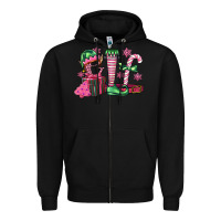 Black elf Zipper Hoodie - FaDigitalArtStudio
