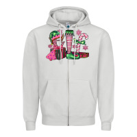 Dove Grey elf Zipper Hoodie - FaDigitalArtStudio