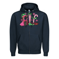 Navy elf Zipper Hoodie - FaDigitalArtStudio